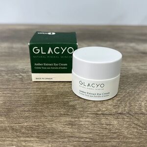 Glacyo Amber extract eye cream 
Natural mineral skincare new